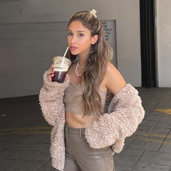 Endless Rose Sherpa Zip Up Jacket - Picture 3 of 8